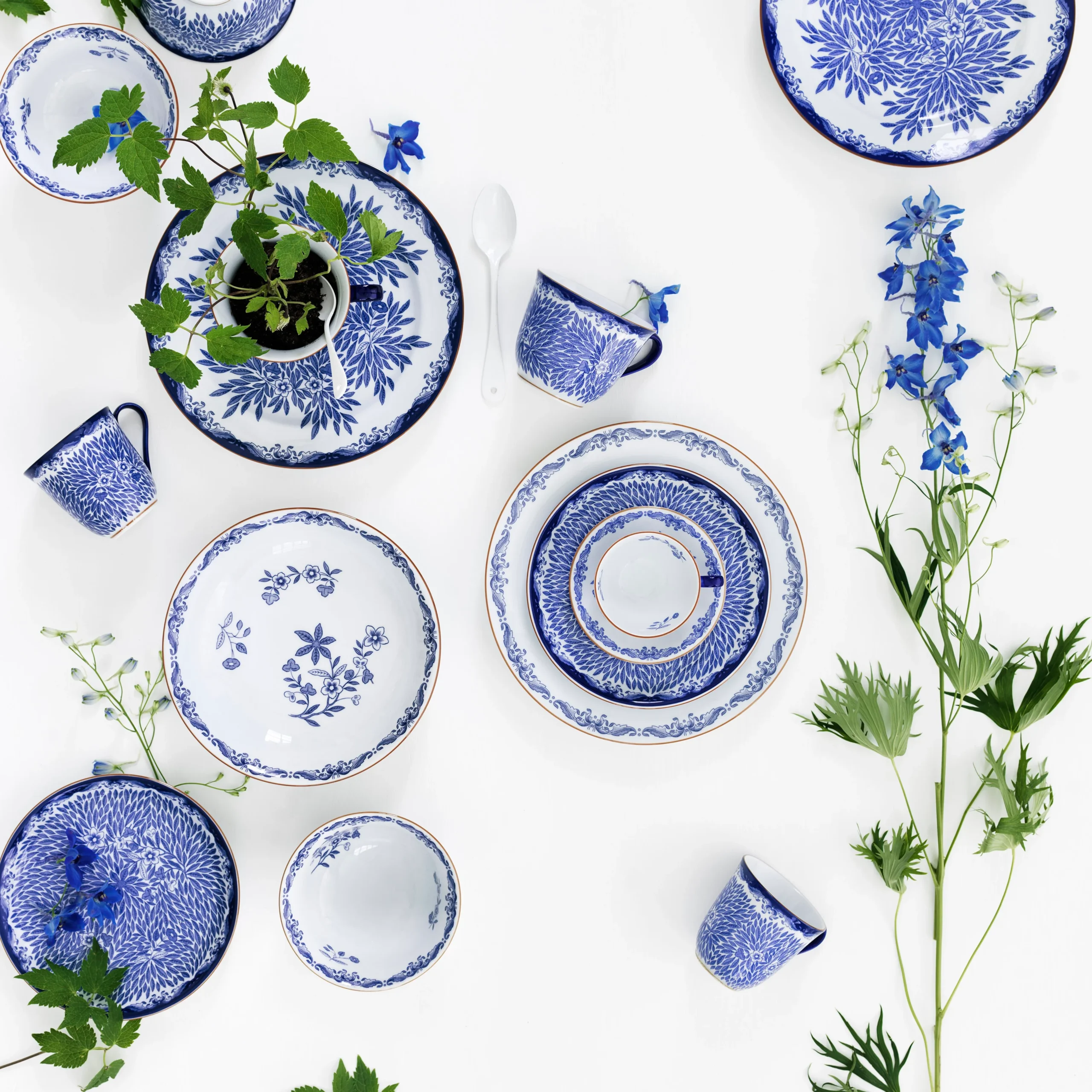 Rörstrand Mug Et Assiette Ostindia Floris 5 Rörstrand Mug Et Assiette Ostindia Floris – Image 3