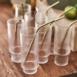 Ferm LIVING Lot De 4 Verres à Long Drink Ripple 12 Ferm LIVING Lot De 4 Verres à Long Drink Ripple -Magasin D'Art De La Table De Qualité 31545 01 03 76c2d66a3d