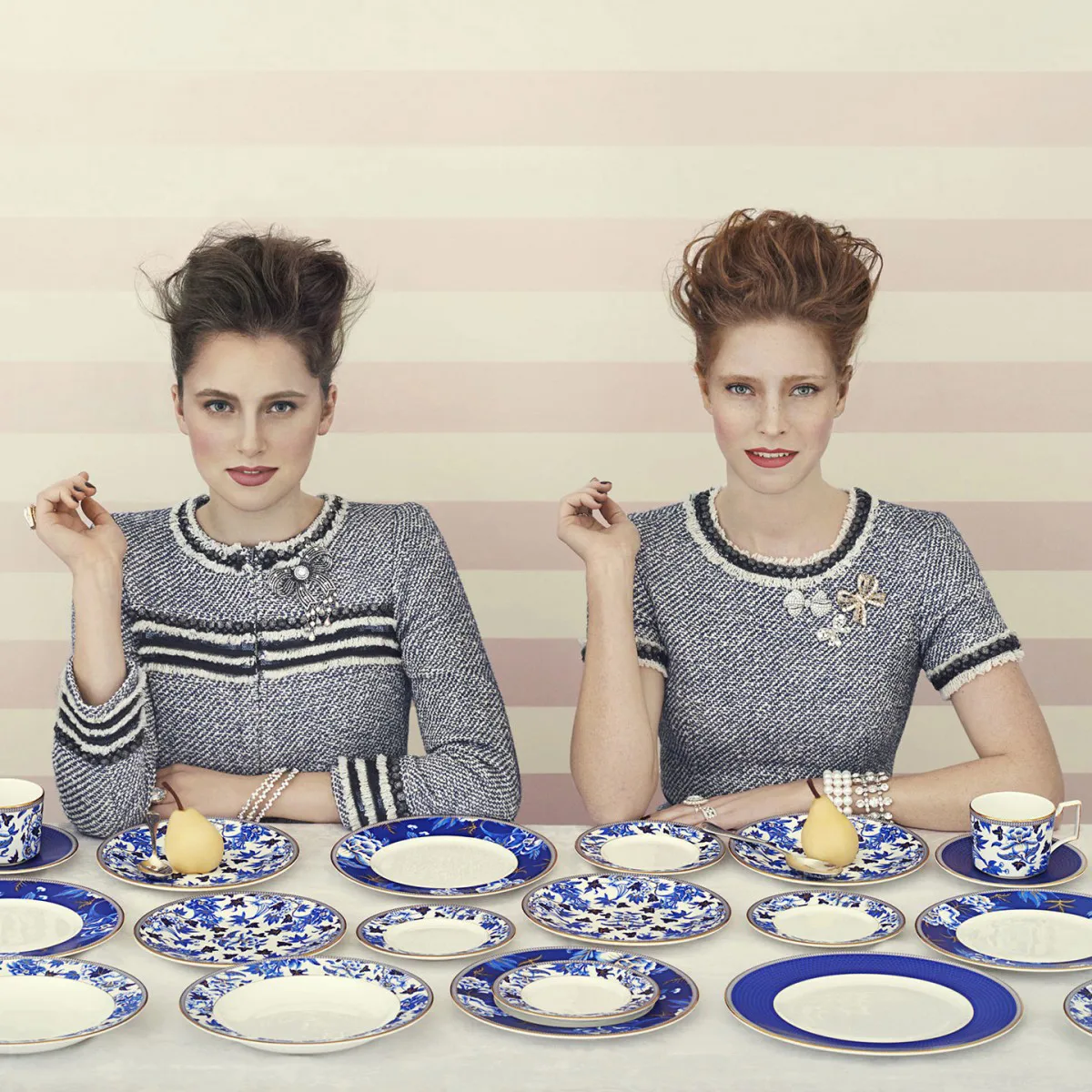 Wedgwood Assiette Hibiscus Ø 20 Cm 4 Wedgwood Assiette Hibiscus Ø 20 Cm – Image 2