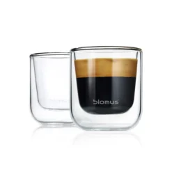 Blomus Verre à Espresso Isolant Nero Lot De 2