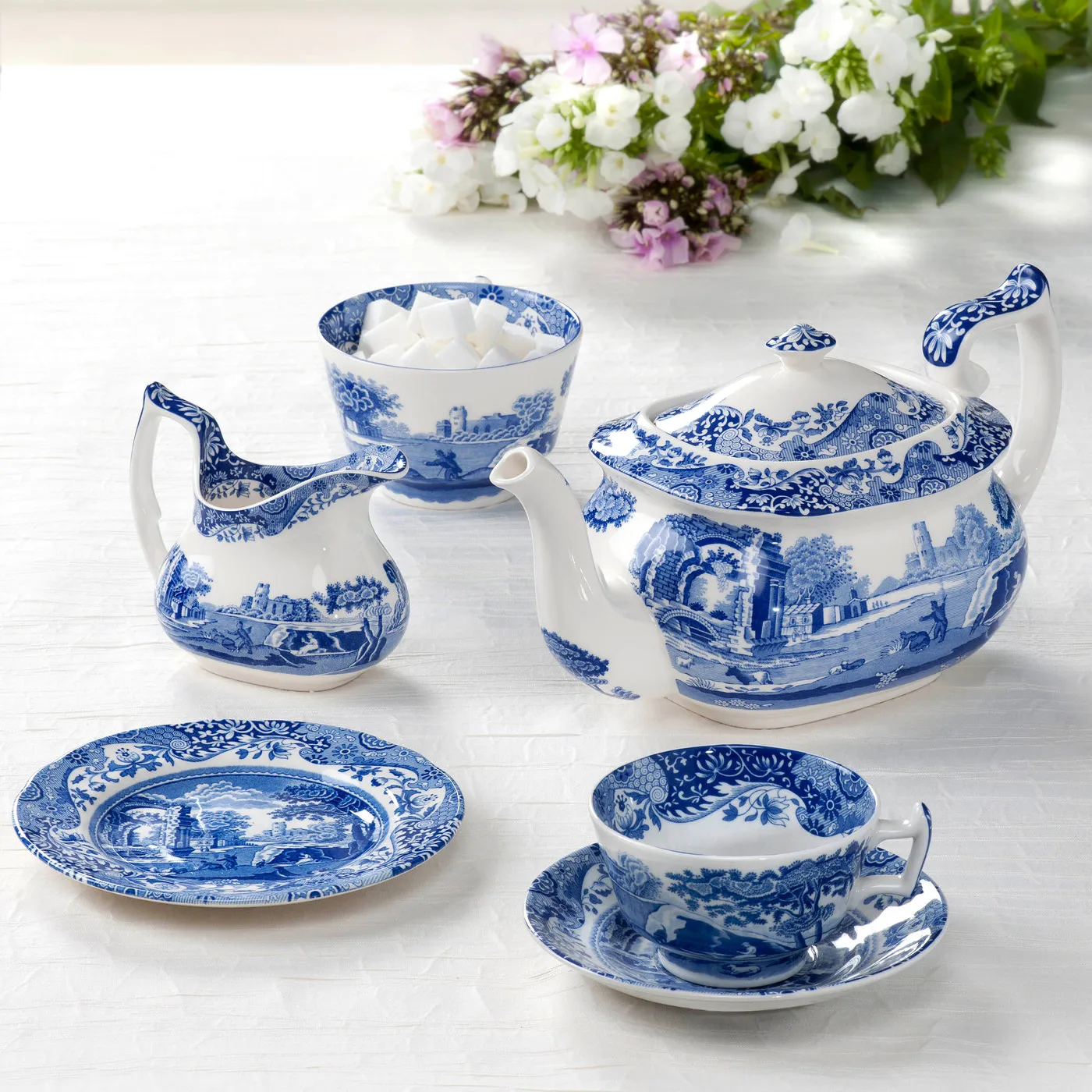 Spode Crémier Blue Italian 4 Spode Crémier Blue Italian – Image 2