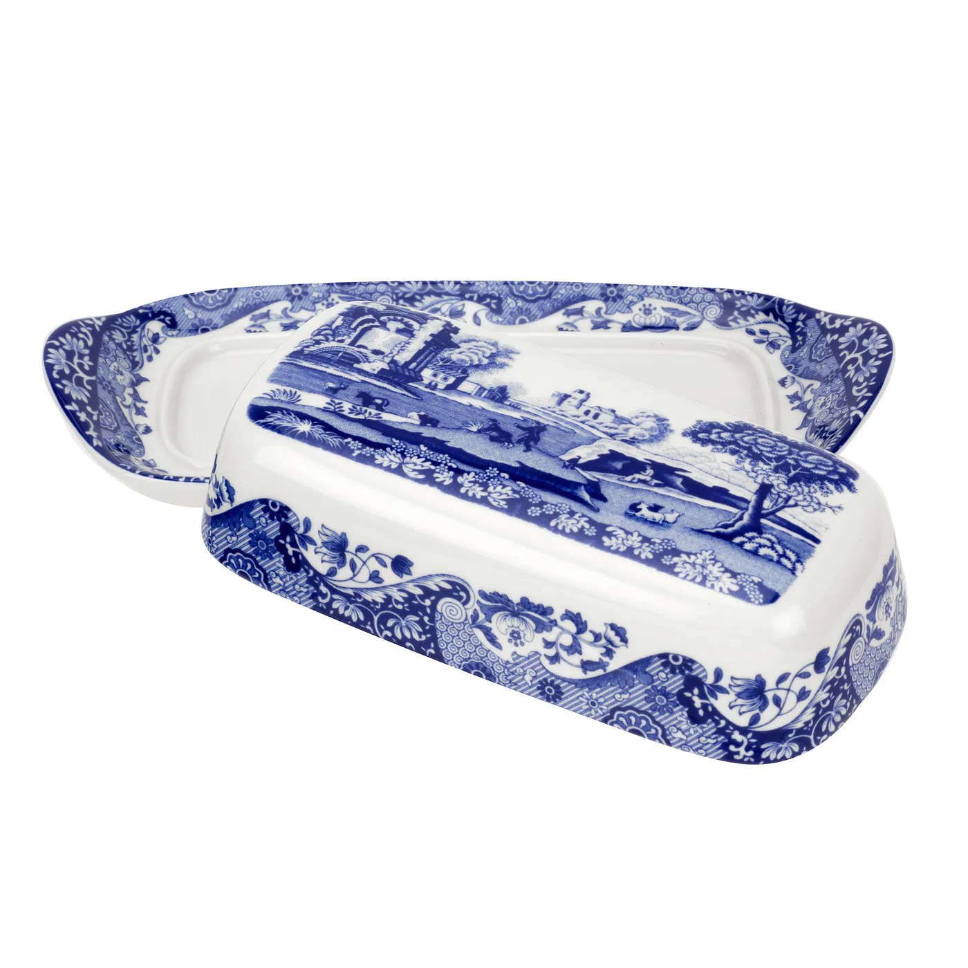 Spode Beurrier Blue Italian 6 Spode Beurrier Blue Italian – Image 4