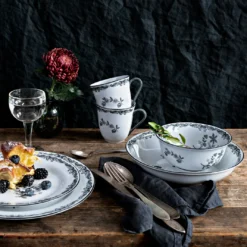 Rörstrand Assiette Creuse Ostindia Svart -Magasin D'Art De La Table De Qualité 38009 01 05 a74916be72