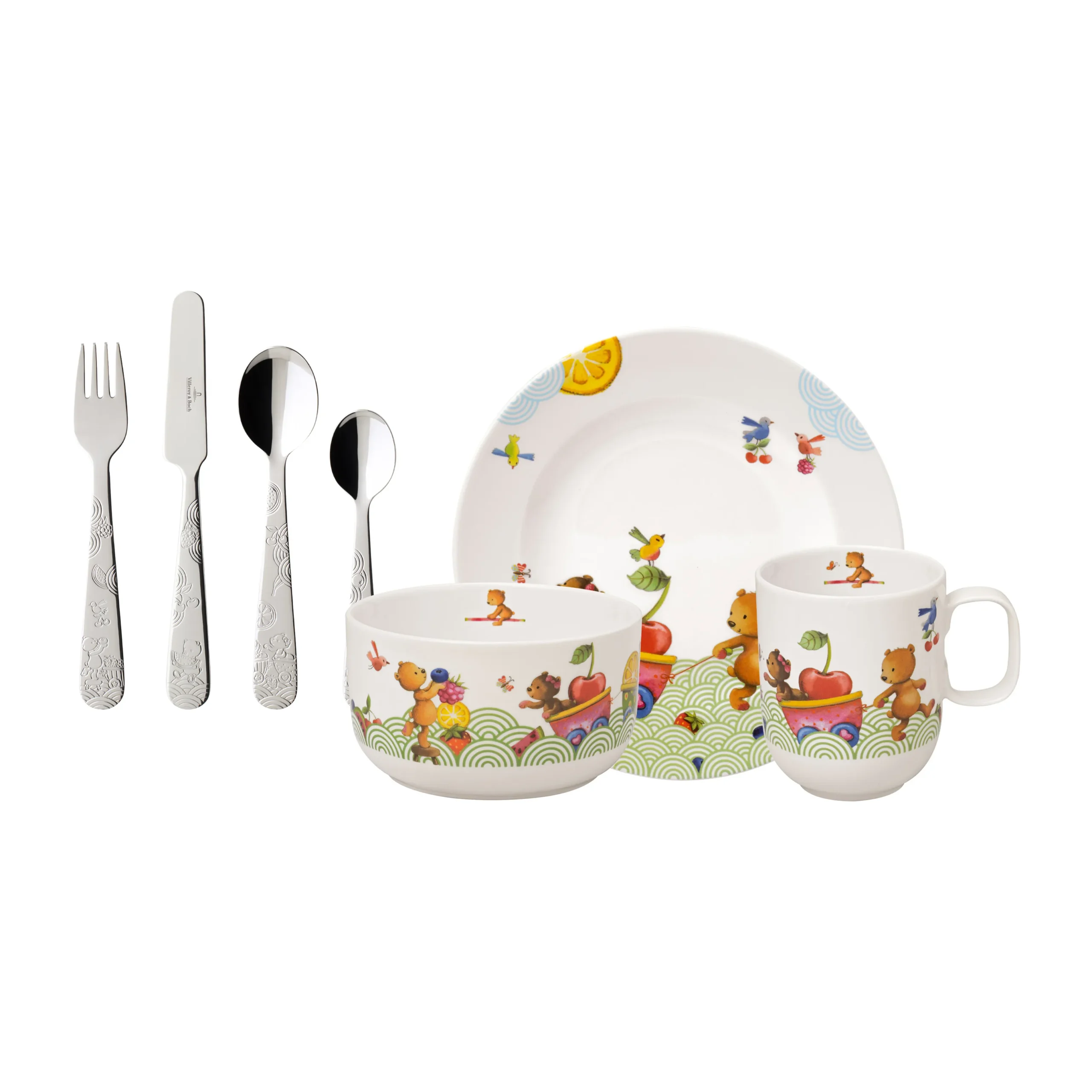 Villeroy & Boch Service Pour Enfants Et Couverts Hungry As A Bear 3 Villeroy & Boch Service Pour Enfants Et Couverts Hungry As A Bear