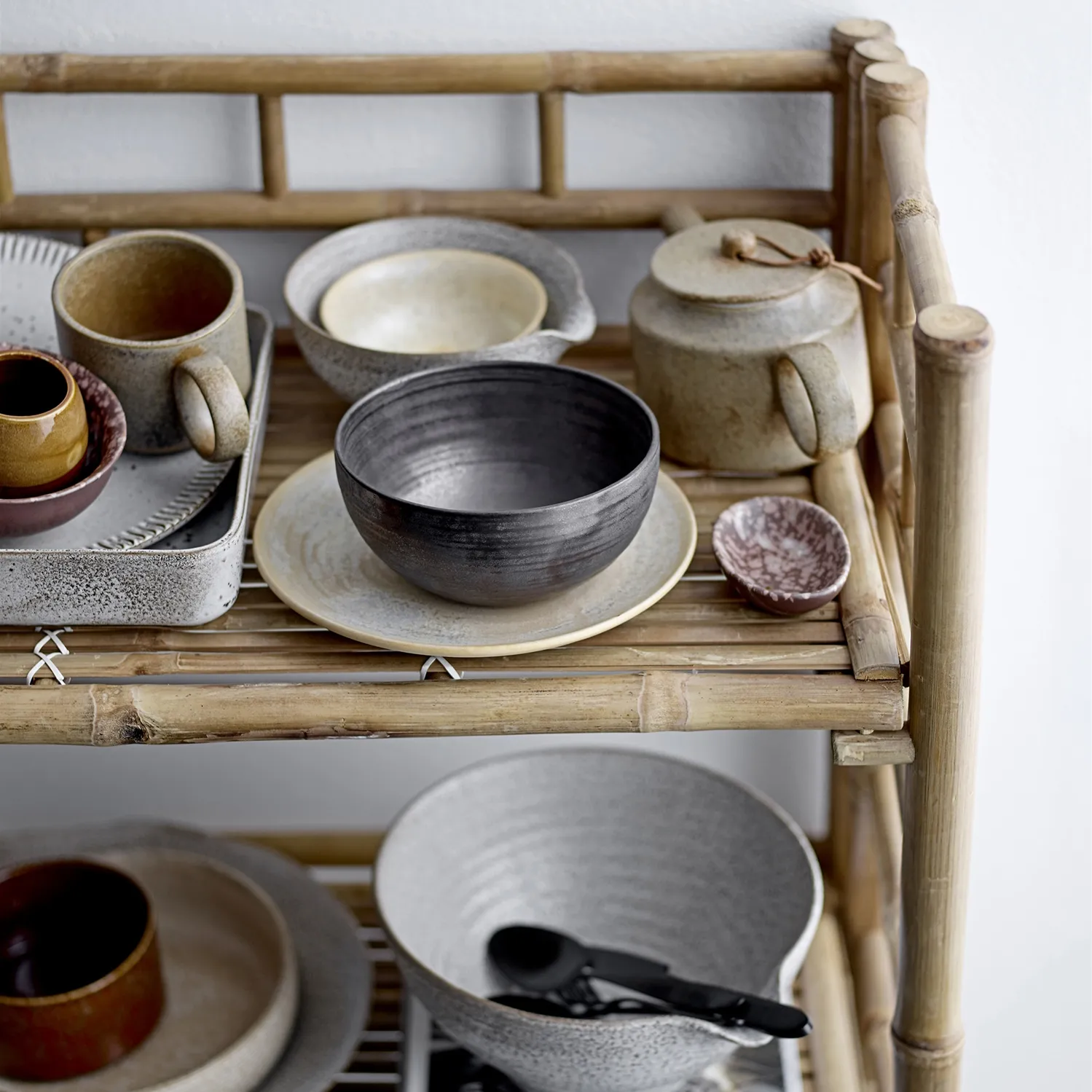 Bloomingville Ensemble Pour Tapas Thea Grès 4 Pièces 4 Bloomingville Ensemble Pour Tapas Thea Grès 4 Pièces – Image 2