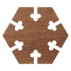 Warm Nordic Dessous De Plat Gourmet Wood Hexagone -Magasin D'Art De La Table De Qualité 41978 01 01 f4111f460a