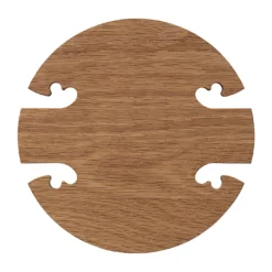 Warm Nordic Dessous De Plat Gourmet Wood Rond