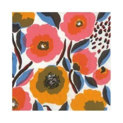 Marimekko Serviette Roserium 33x33 Cm Lot De 20