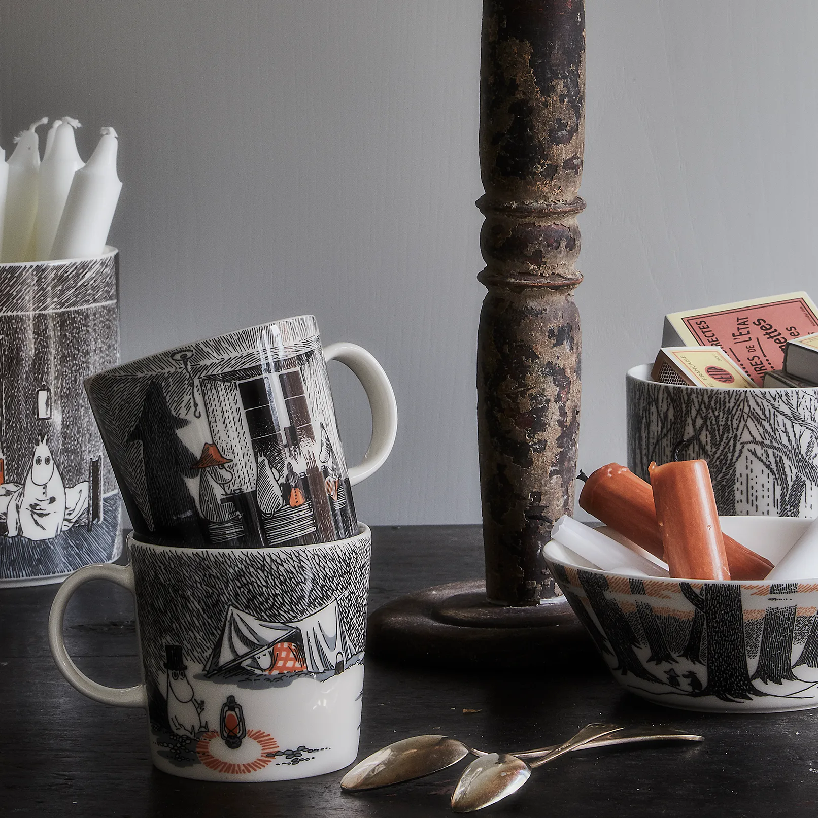 Arabia Tasse Moomin Sov Gott 4 Arabia Tasse Moomin Sov Gott – Image 2