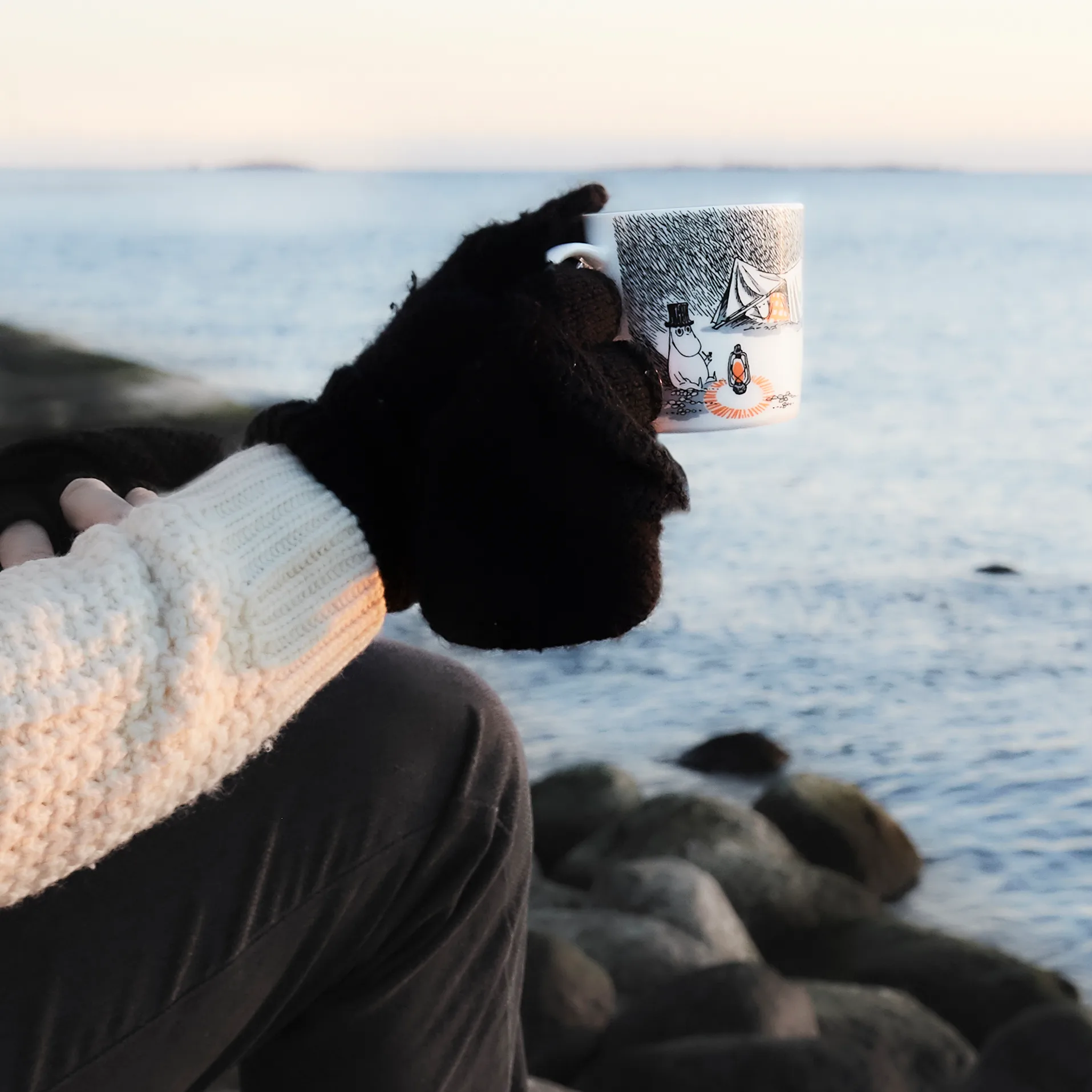 Arabia Tasse Moomin Sov Gott 7 Arabia Tasse Moomin Sov Gott – Image 5