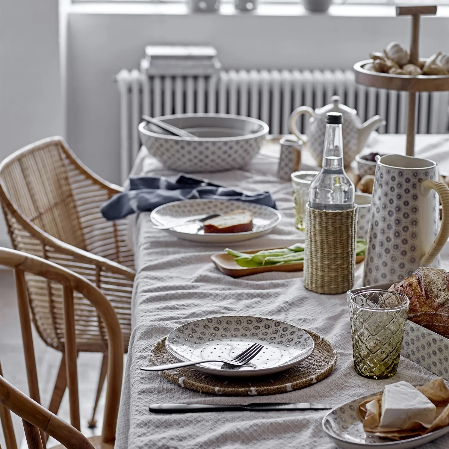 Plat à Gâteau Bloomingville Manguier 41,5 Cm 4 Plat à Gâteau Bloomingville Manguier 41,5 Cm – Image 2