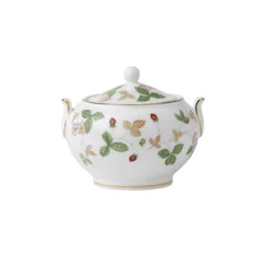 Wedgwood Sucrier Wild Strawberry