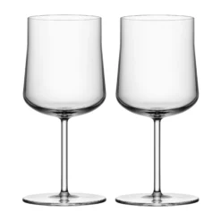 Orrefors Verre Sur Pied Informal 36 Cl Lot De 2