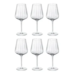 Georg Jensen Verre à Vin Blanc Bernadotte Lot De 6