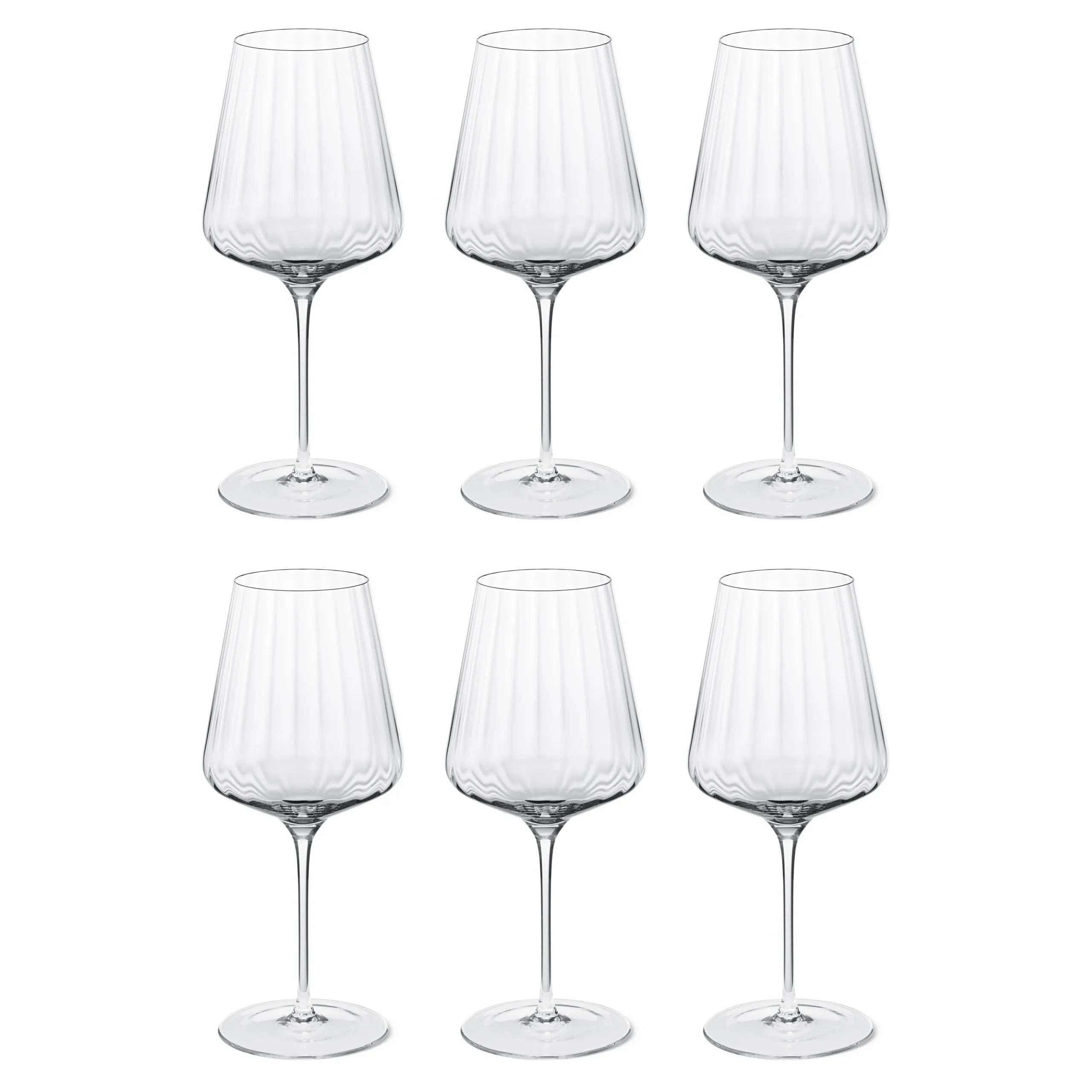 Georg Jensen Verre à Vin Rouge Bernadotte Lot De 6 3 Georg Jensen Verre à Vin Rouge Bernadotte Lot De 6