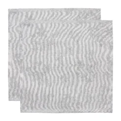 Rörstrand Serviette En Tissu Ostindia Svart 45x45 Cm Lot De 2