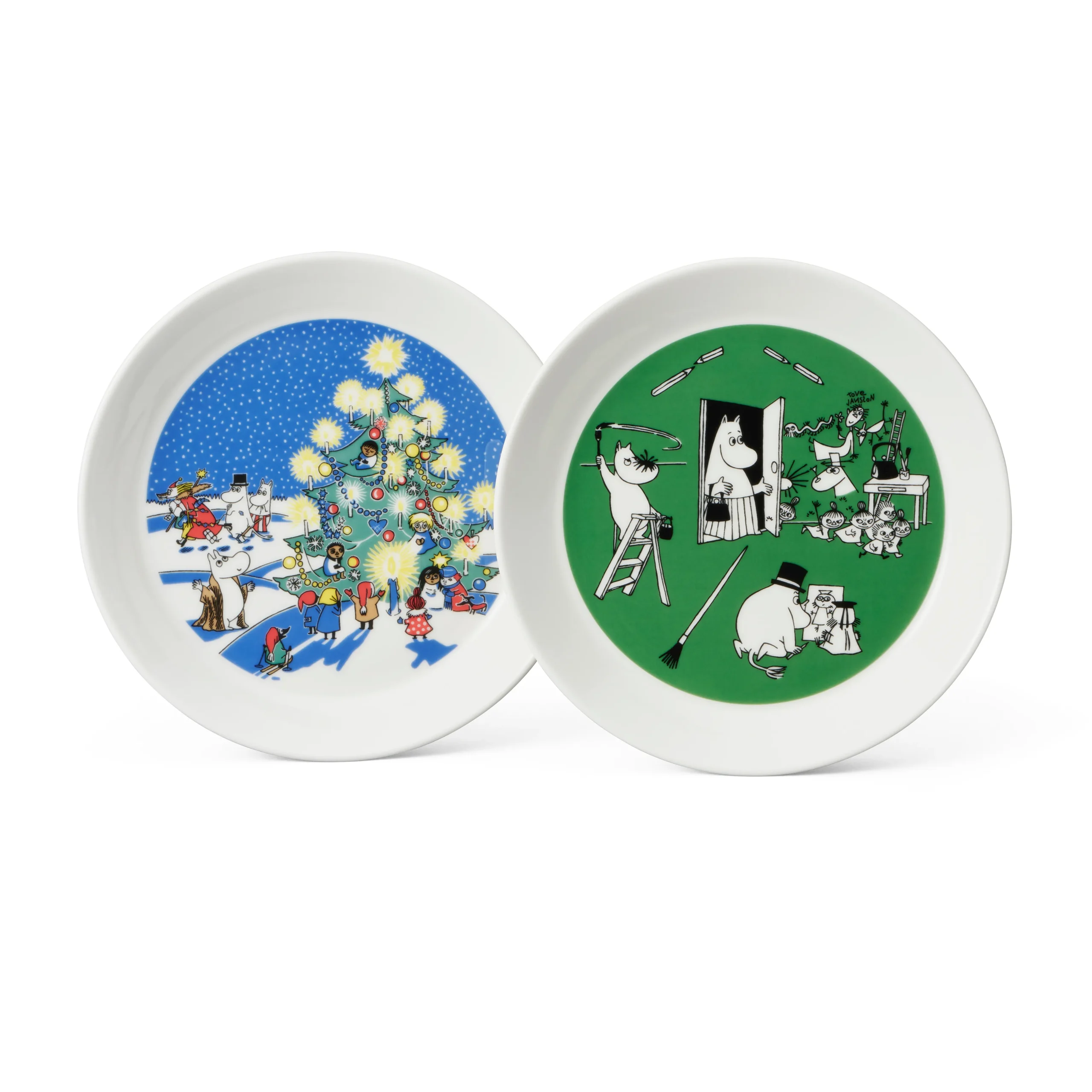 Arabia Assiette Moomin Teckning & Jul 2 Pièces 3 Arabia Assiette Moomin Teckning & Jul 2 Pièces