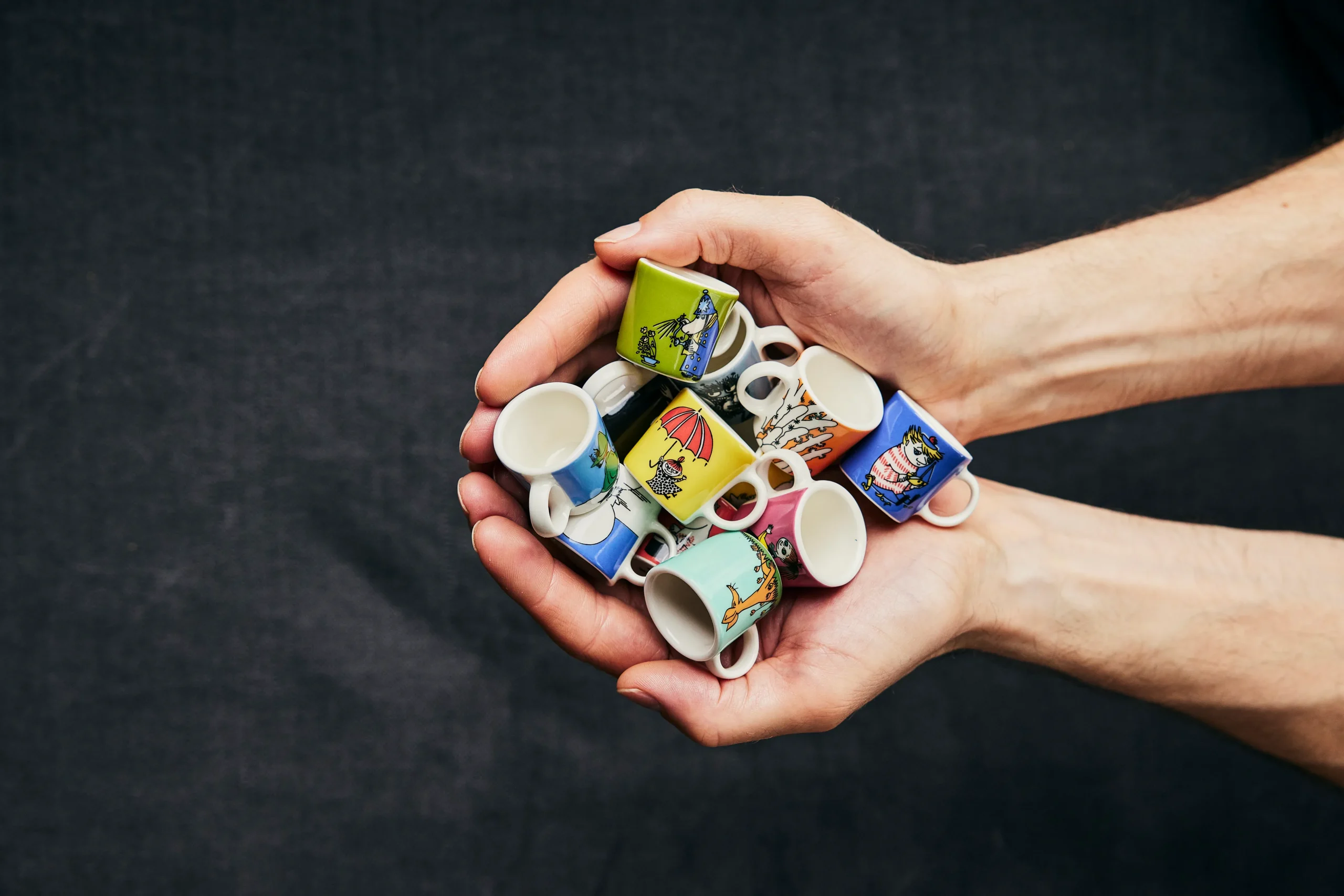 Arabia Mini Tasses Moomin Lot De 6 Troisième Classique 4 Arabia Mini Tasses Moomin Lot De 6 Troisième Classique – Image 2