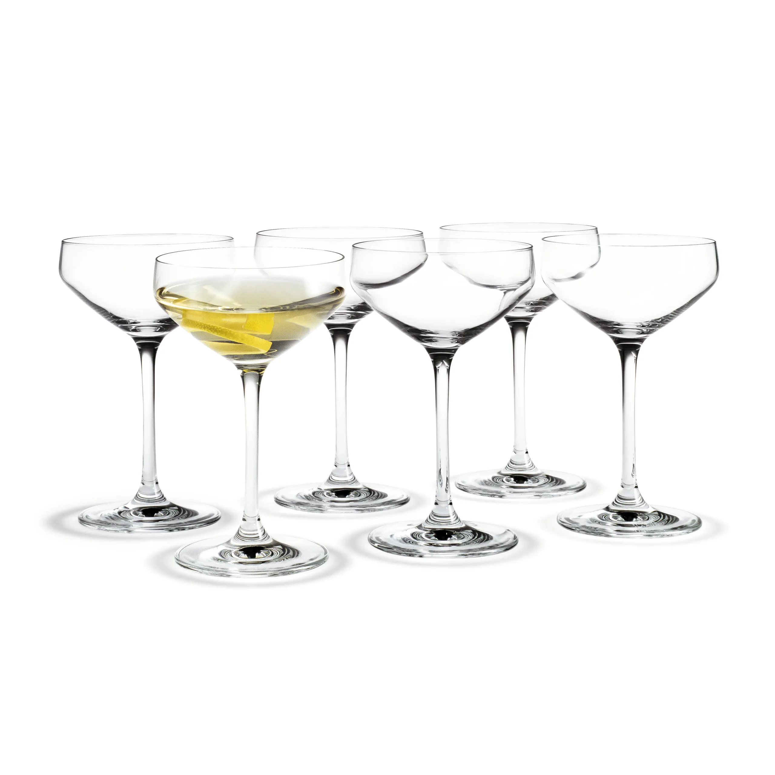 Holmegaard Verre à Martini Perfection 29 Cl, Lot De 6 3 Holmegaard Verre à Martini Perfection 29 Cl, Lot De 6