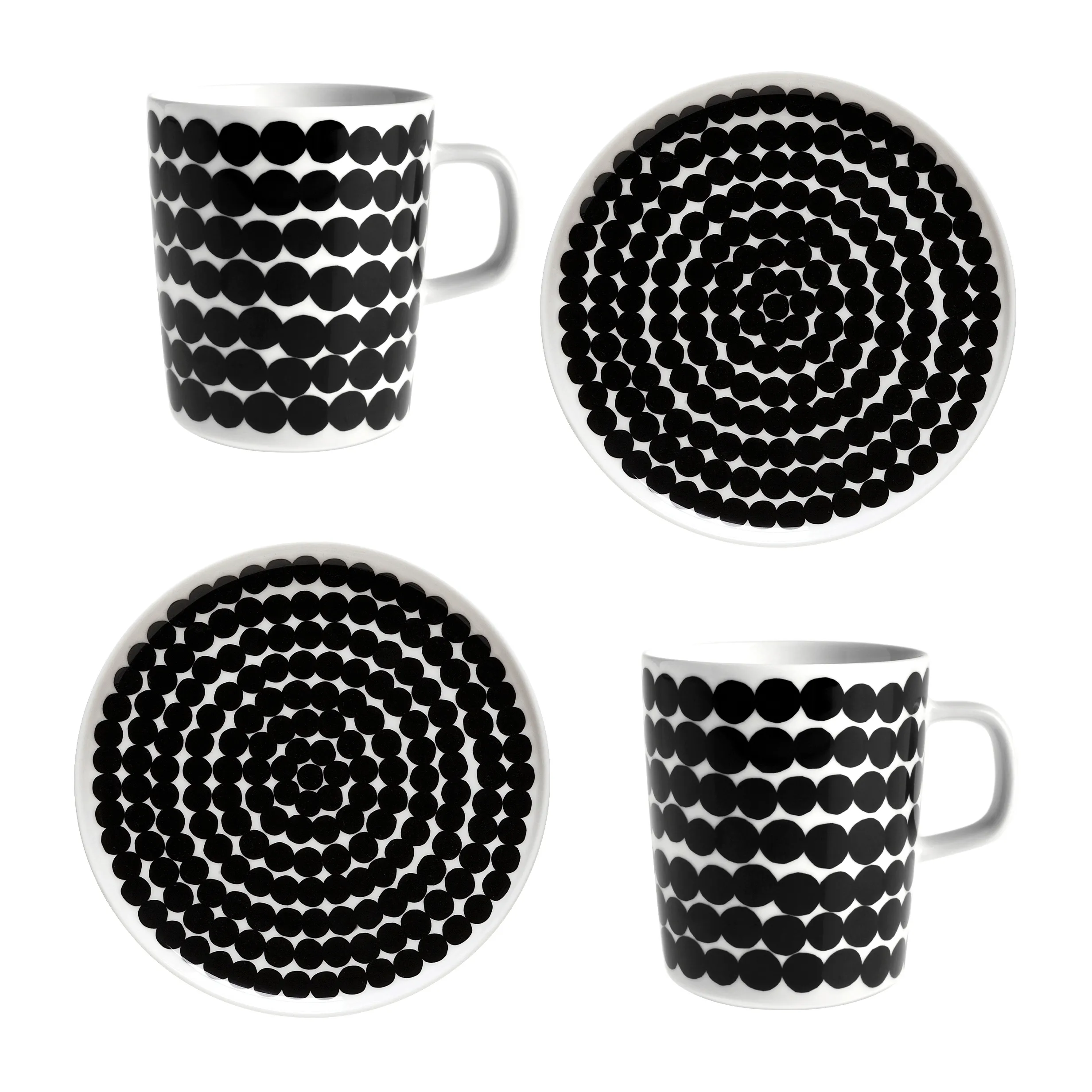 Marimekko Set De Petit-déjeuner Räsymatto 3 Marimekko Set De Petit-déjeuner Räsymatto