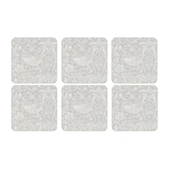 Dessous De Verre Strawberry Thief Lot De 6