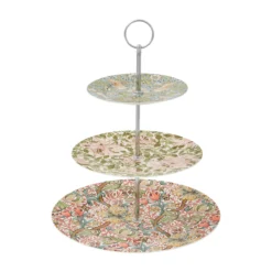 Spode Plat à Gâteau 3 étages Morris & Co. 35,5 Cm