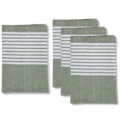 Sagaform Serviette En Tissu Ella Hamam Lot De 4