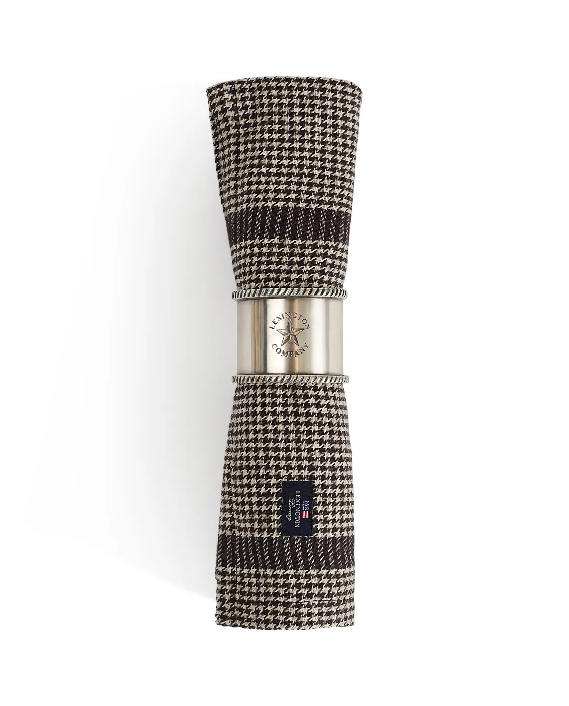 Lexington Serveiette En Tissu Pepita Check Cotton Linen 50x50 Cm 4 Lexington Serveiette En Tissu Pepita Check Cotton Linen 50x50 Cm – Image 2