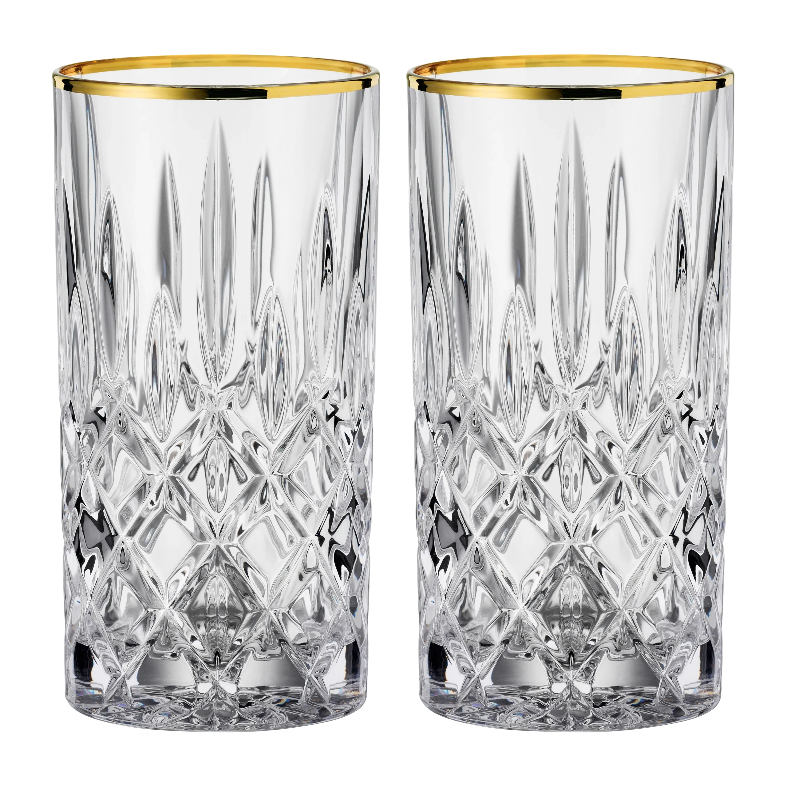Nachtmann Noblesse Gold LongdrinksVerre 37,5 Cl Lot De 2 3 Nachtmann Noblesse Gold LongdrinksVerre 37,5 Cl Lot De 2
