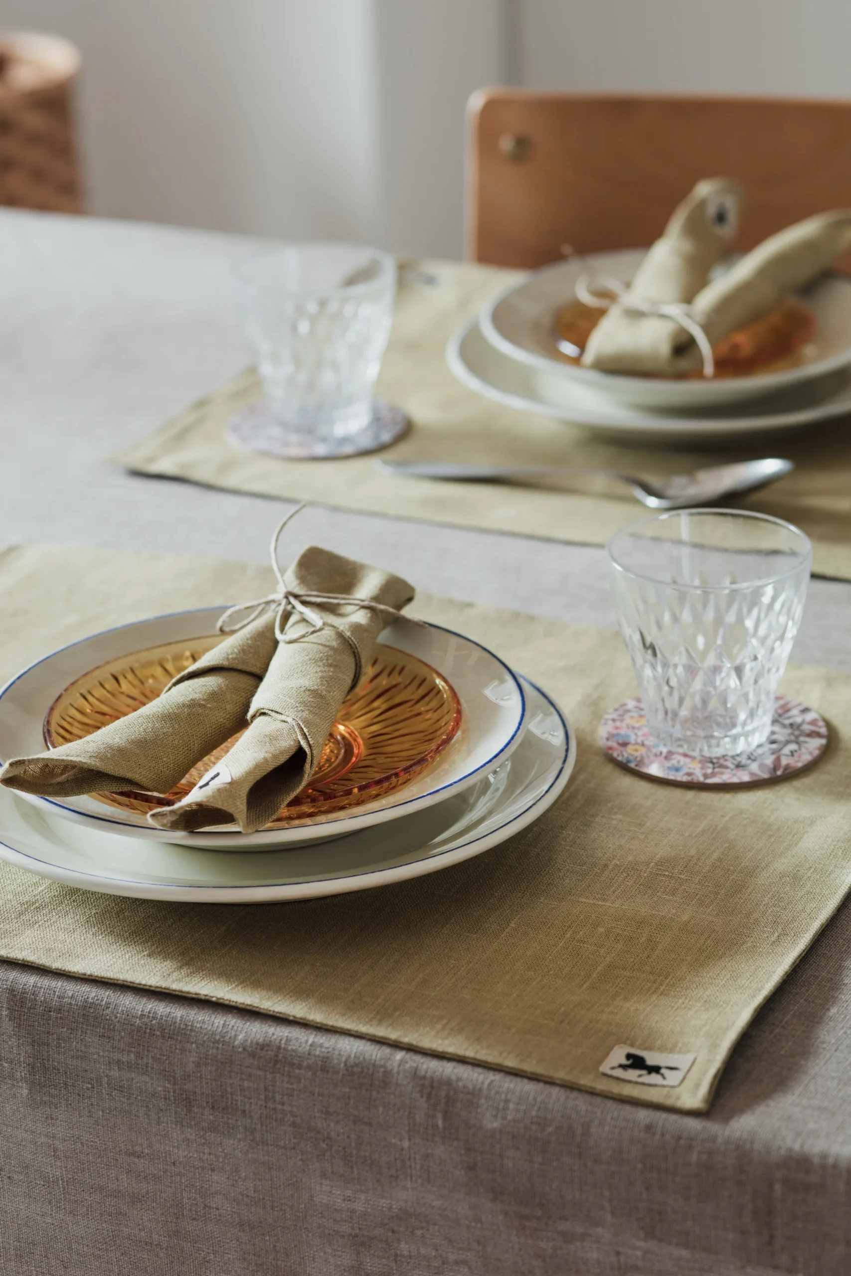 Set De Table Lin 34x45 Cm Lot De 2 5 Set De Table Lin 34x45 Cm Lot De 2 – Image 3