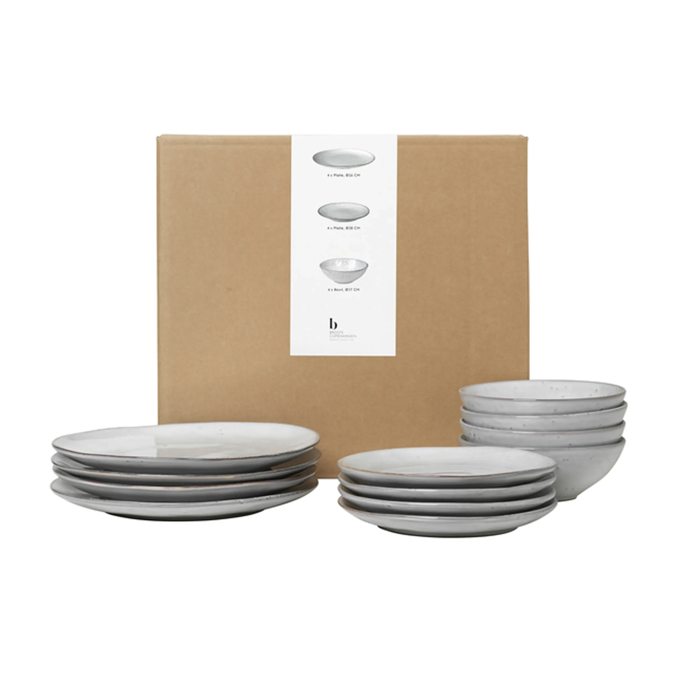 Broste Copenhagen Set De Vaisselle Nordic Sand 3 Broste Copenhagen Set De Vaisselle Nordic Sand