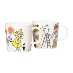Tasse Moomin Arabia X Croix Rouge ABC Mix Lot De 2