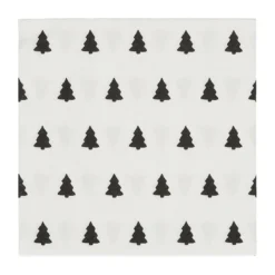 Serviette De Table Linen Trees 33x33 Cm Lot De 20