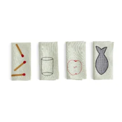 Hay Serviette En Lin Sobremesa 45x45 Cm Lot De 4