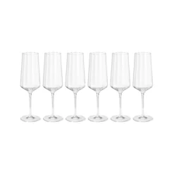 Georg Jensen Verre à Champagne Bernadotte Lot De 6