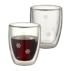 Dorre Verre à Double Paroi Snöstjärna (lot De 2)