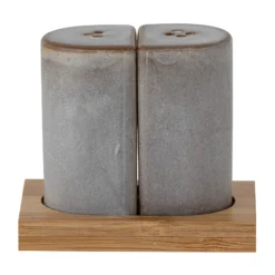 Bloomingville Salière Et Poivrière Josefine Avec Soucoupe