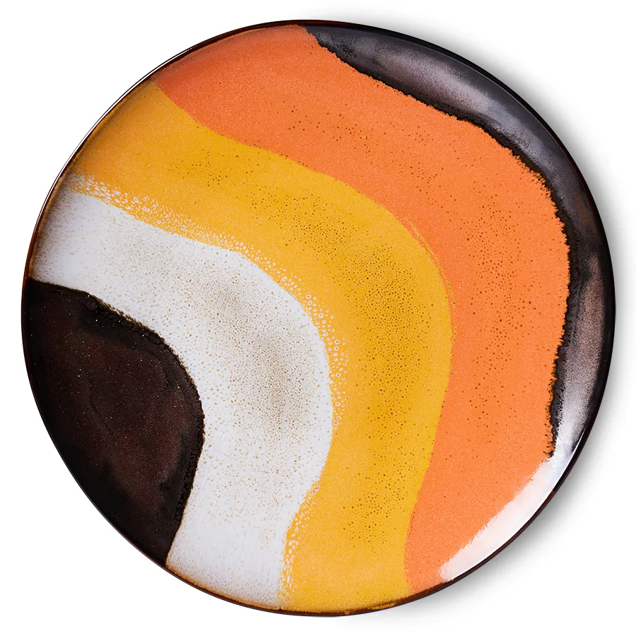 Assiette 70's 29cm 2 Pièces 4 Assiette 70's 29cm 2 Pièces – Image 2