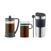 Bodum Set à Café Avec Cafetière à Piston, Tasse, Mug De Voyage Et Cuillère