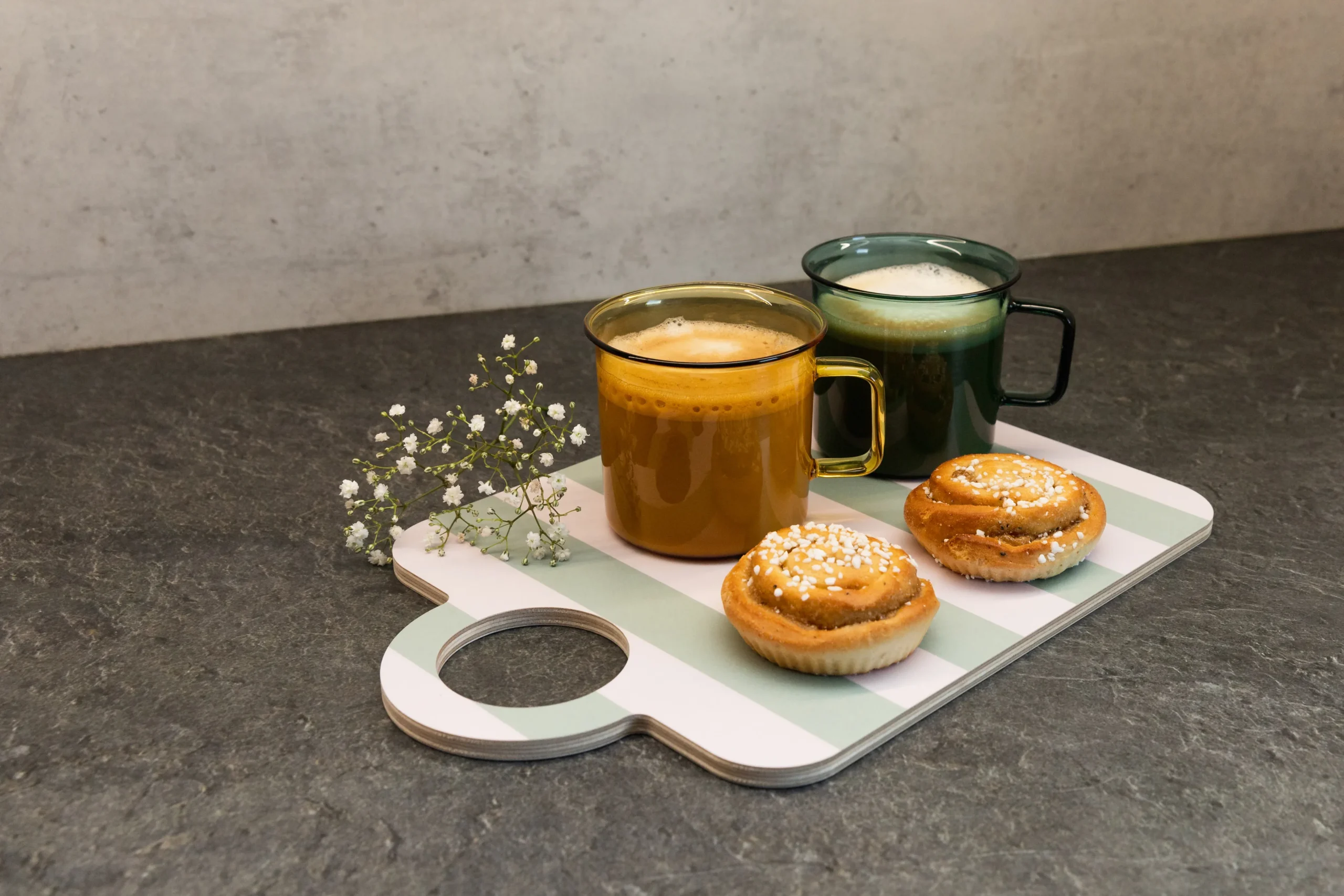 Muurla Plateau Checks & Stripes 21x31 Cm 6 Muurla Plateau Checks & Stripes 21x31 Cm – Image 4