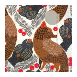 Marimekko Serviette Ketunmarja 33x33 Cm Lot De 20