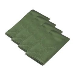 Kähler Serviettes De Table En Tissu 45x45 Cm Hammershøi Poppy, Lot De 4