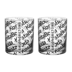 Kosta Boda Verre Salong Betong Old Fashioned 28 Cl, Lot De 2