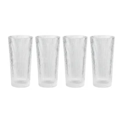 Stelton Verre à Long Drink Pilastro 30 Cl, Lot De 4