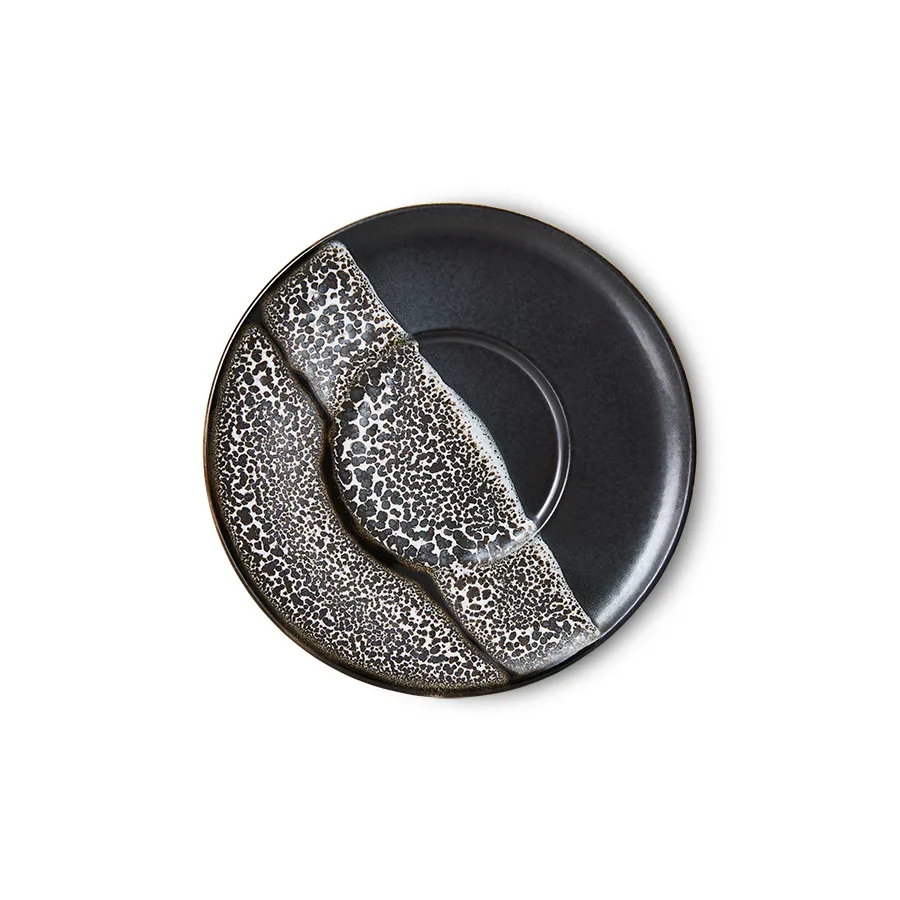 Soucoupe De Tasse à Café 70's Ø 13 Cm 4 Pièces 4 Soucoupe De Tasse à Café 70's Ø 13 Cm 4 Pièces – Image 2