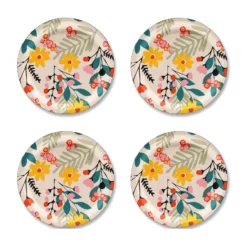 Sous-verres Flower Ø11 Cm Lot De 4