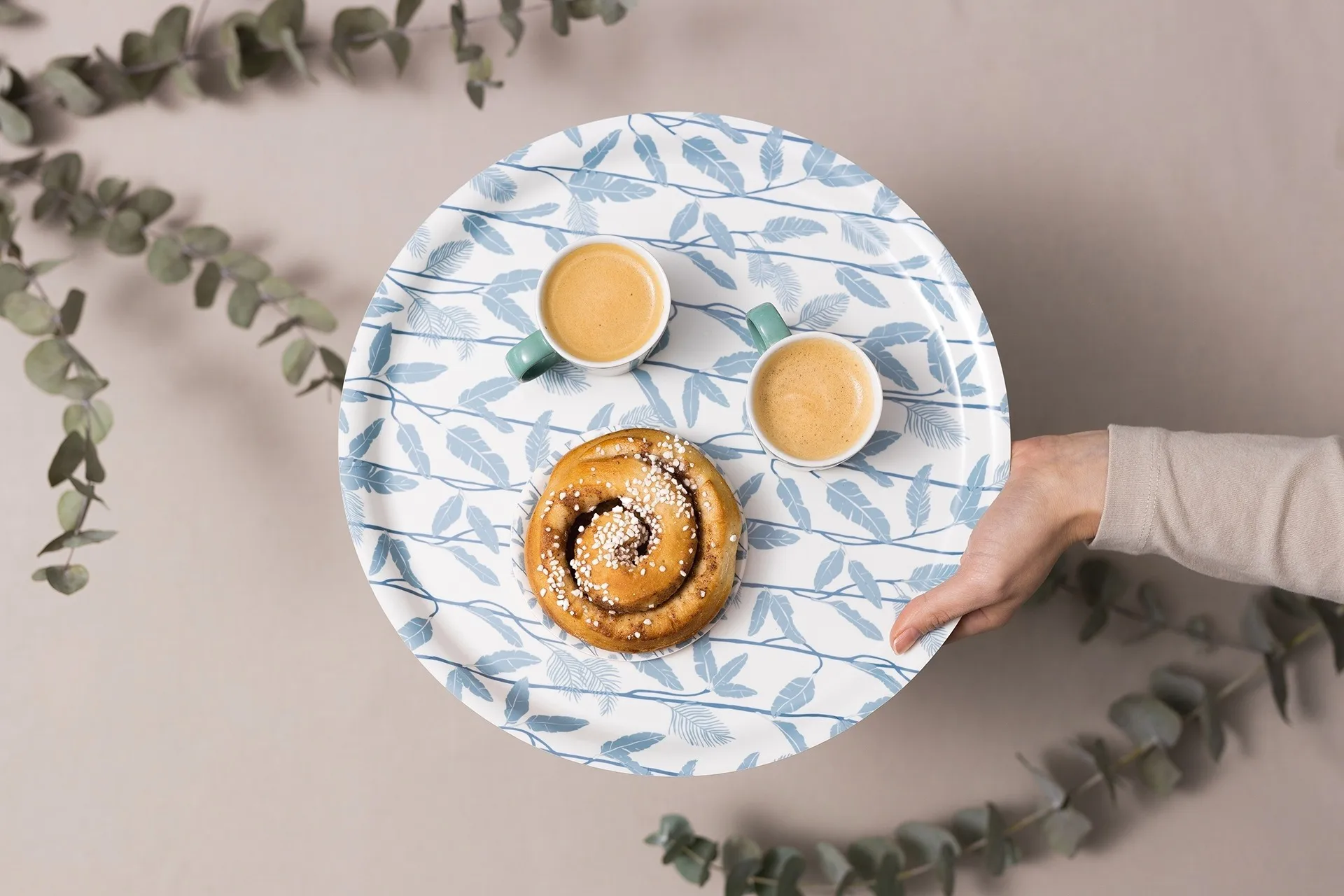 Plateau Mougli Blue Ø38 Cm 4 Plateau Mougli Blue Ø38 Cm – Image 2