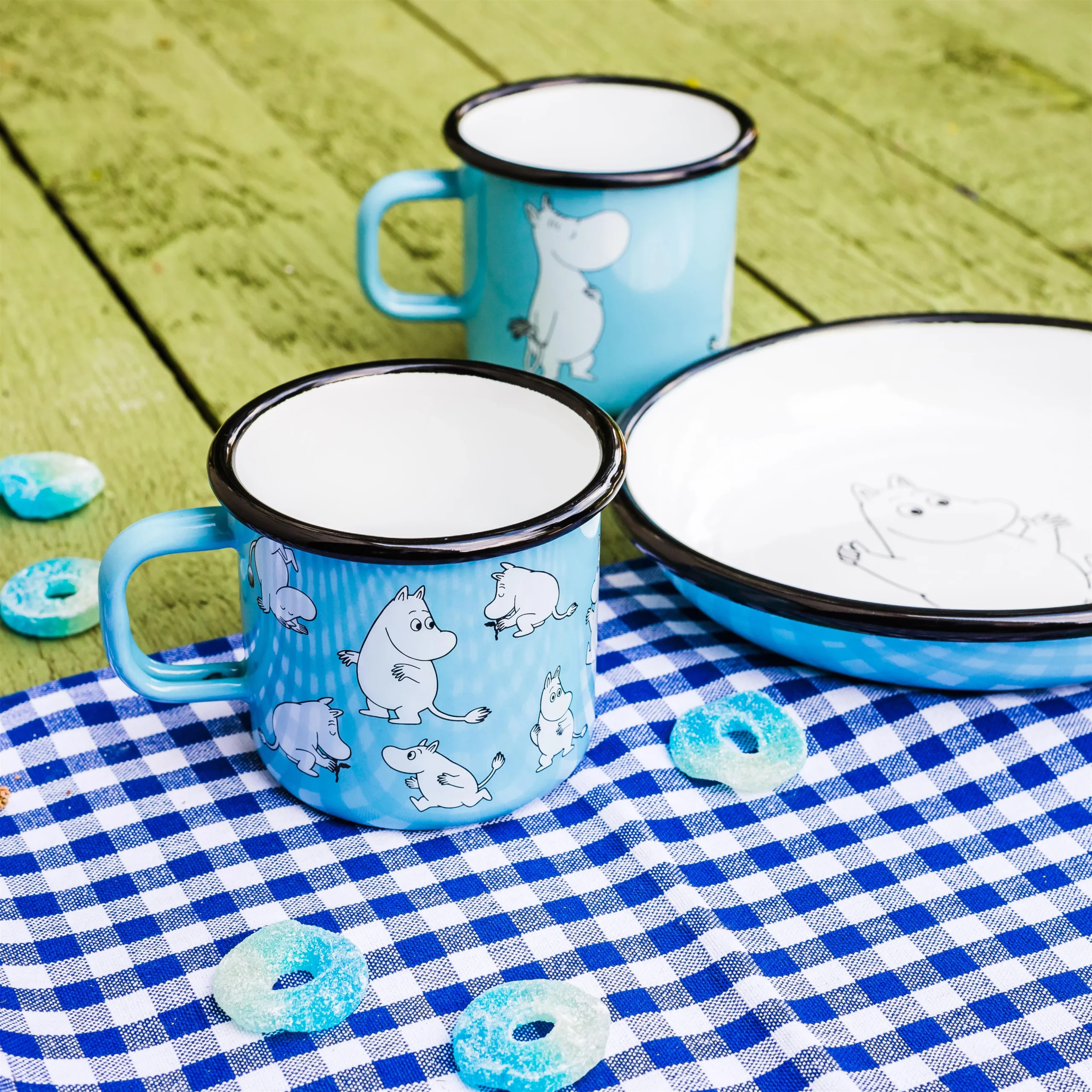 Muurla Mug En émail Moomin 6 Muurla Mug En émail Moomin – Image 4