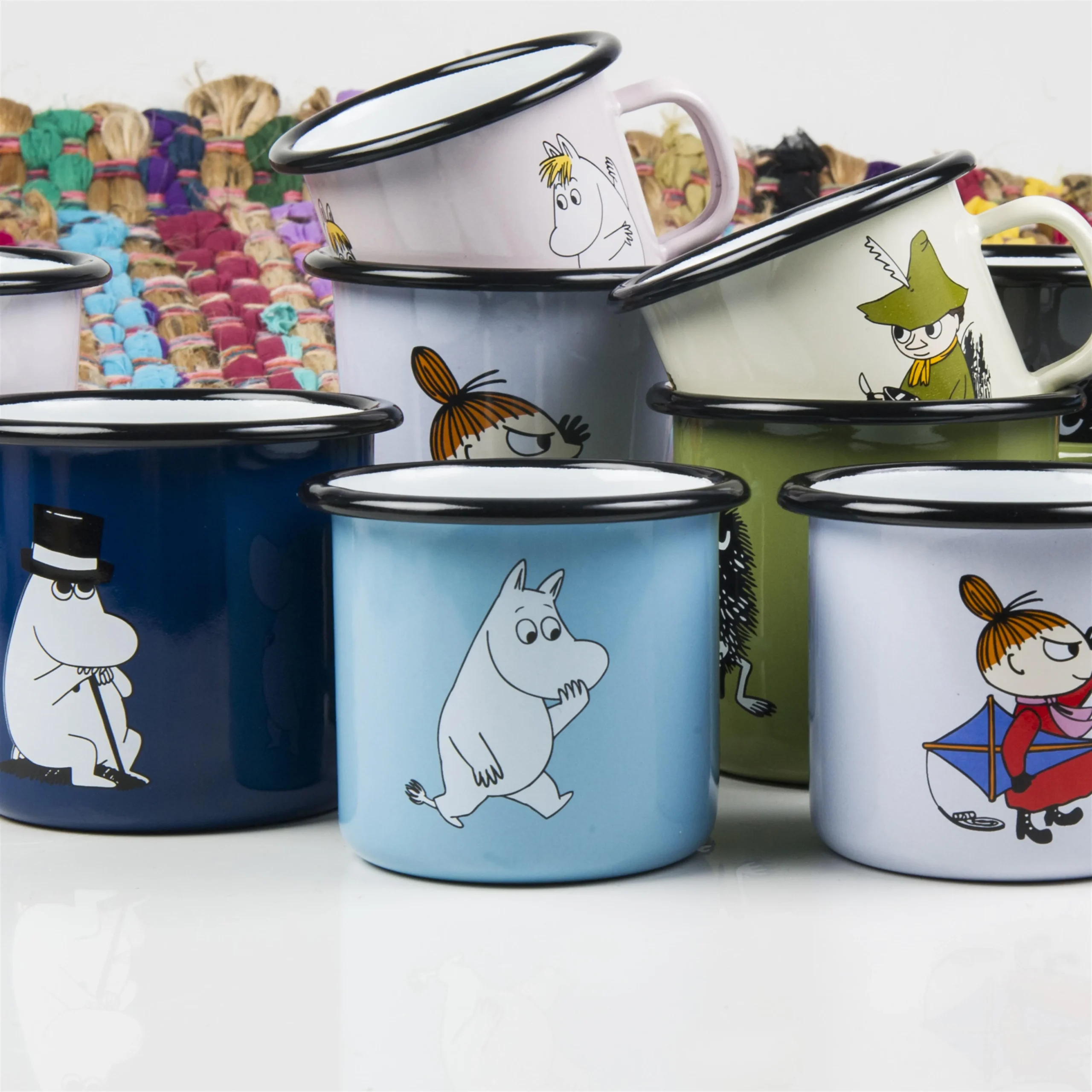 Muurla Mug En émail Moomin 4 Muurla Mug En émail Moomin – Image 2