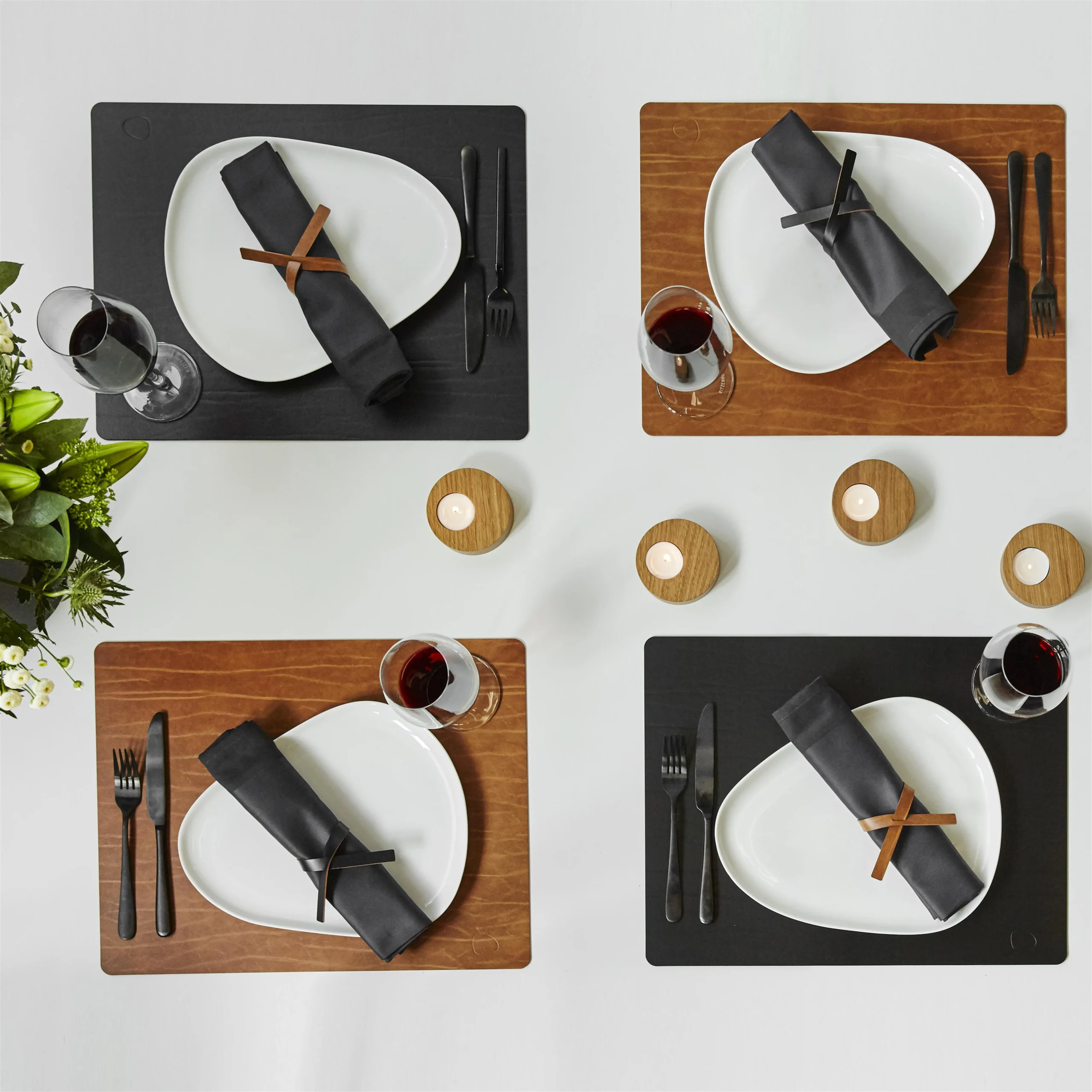 LIND DNA Set De Table Buffalo Square 4 LIND DNA Set De Table Buffalo Square – Image 2